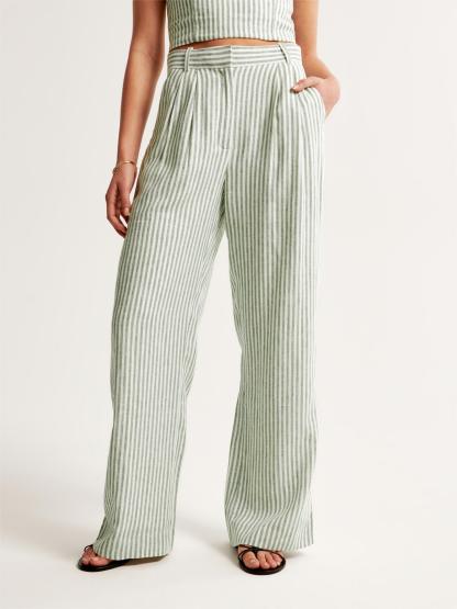 Tailored Linen-Blend Set(BUY 2 FREE SHIPPING)