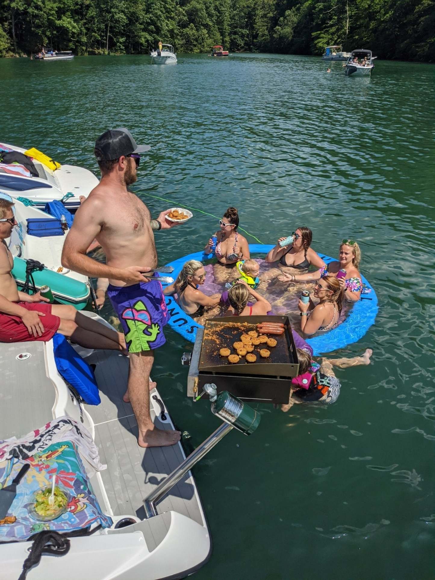 (☀SUMMER LIMITED 💥90% OFF EVERY 2 PCS)PORTABLE INFLATABLE OUTDOOR WATER FLOATING MAT