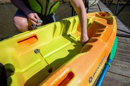 Pthtescador Pro 10 | Sit on Top Fishing Kayak with Adjustable Lawn Chair Seat | Large Front and Rear Storage | 10' 6"