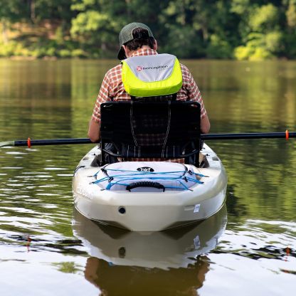 Pthtescador Pro 10 | Sit on Top Fishing Kayak with Adjustable Lawn Chair Seat | Large Front and Rear Storage | 10' 6"