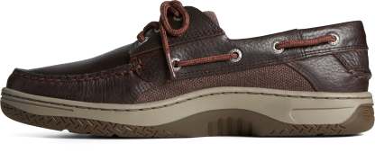 Men's Billfish 3-Eye Leather Wide Brown