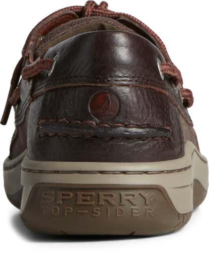 Men's Billfish 3-Eye Leather Wide Brown