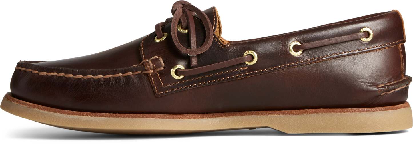 Men's Gold Cup Authentic Original 2-Eye Wide Orleans Leather Brown