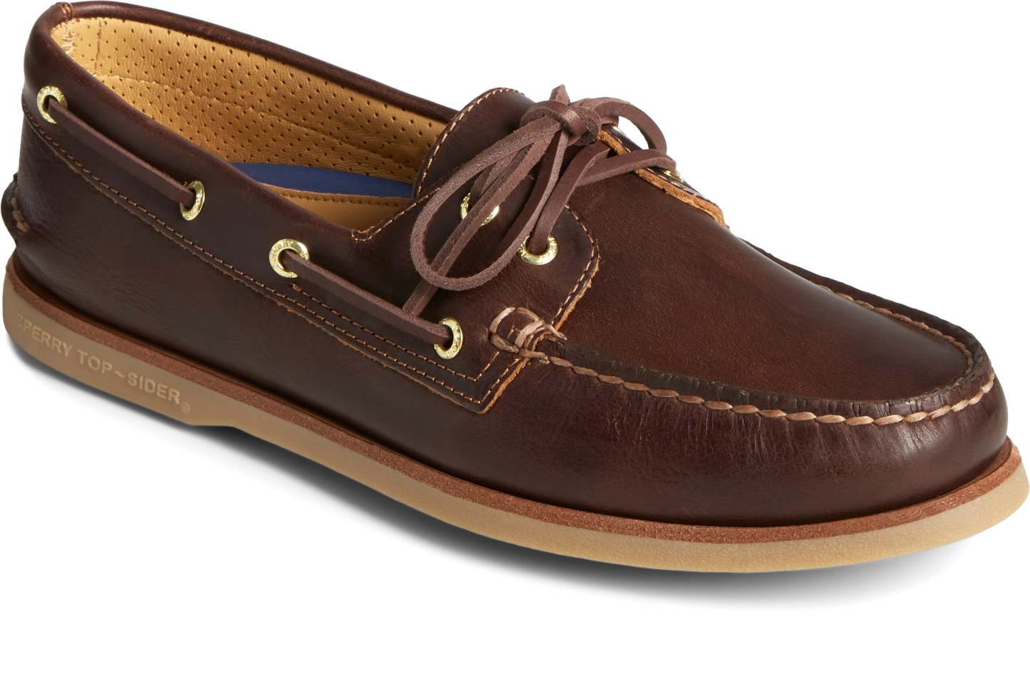 Men's Gold Cup Authentic Original 2-Eye Wide Orleans Leather Brown