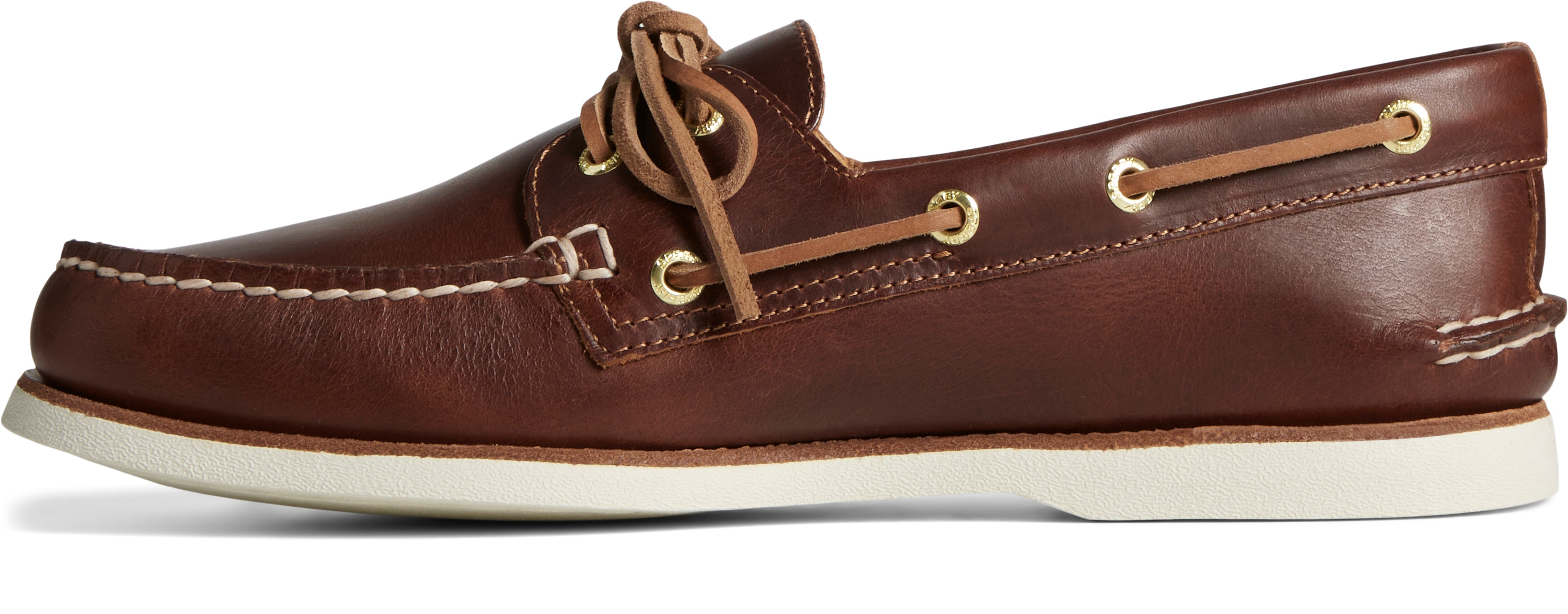 Men's Gold Cup Authentic Original 2-Eye Wide Orleans Leather Tan