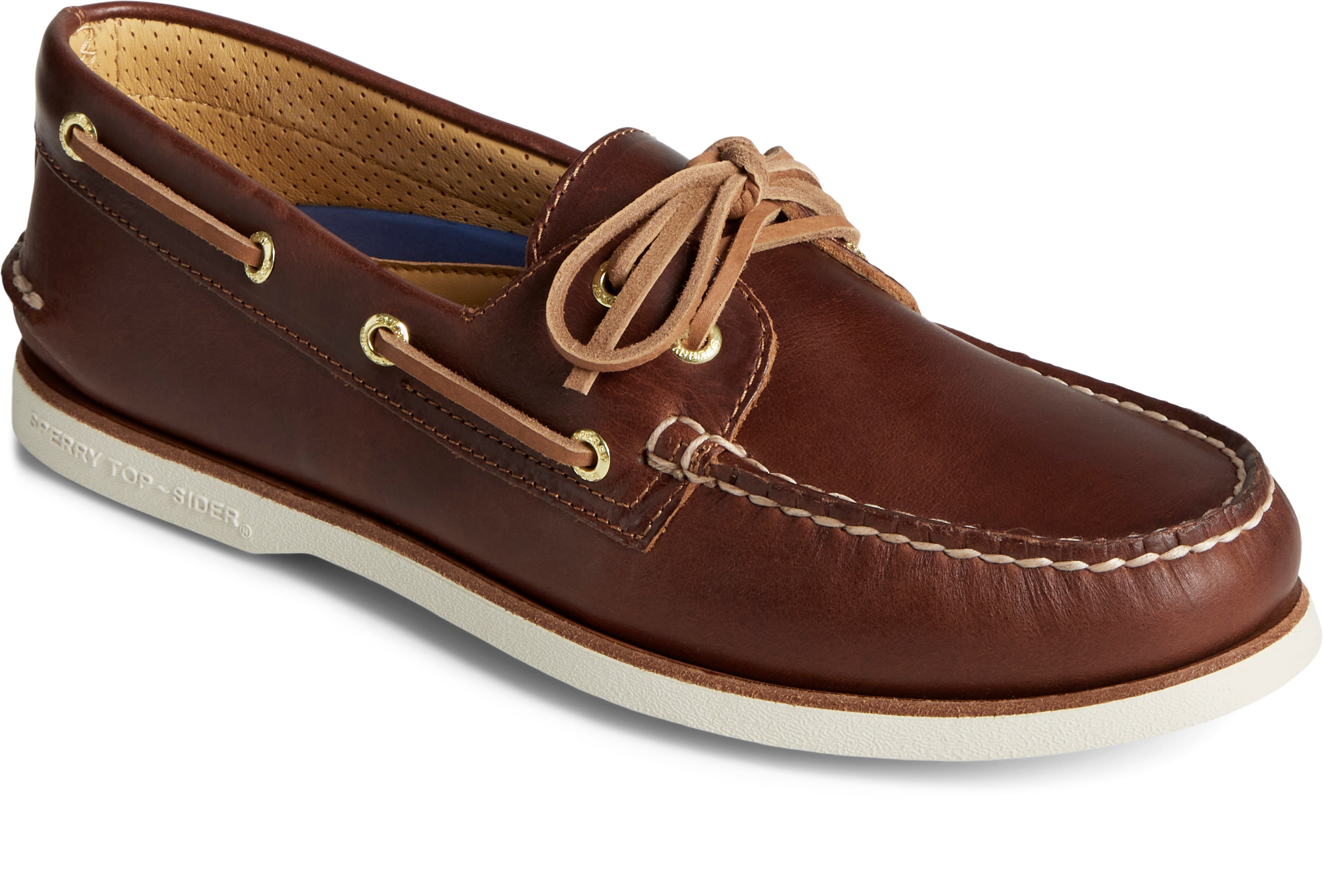 Men's Gold Cup Authentic Original 2-Eye Wide Orleans Leather Tan