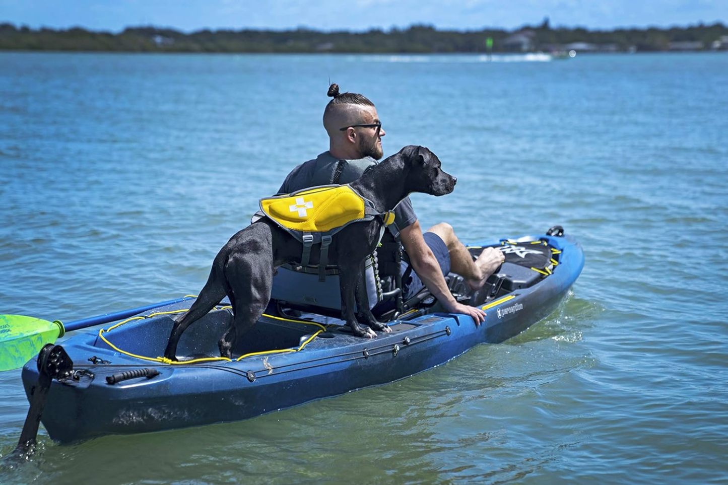 Kayaks Pthtescador Pilot 12 | Sit on Top Fishing Kayak with Pedal Drive | Adjustable Lawn Chair Seat and Tackle Storage Areas | 12' | Dapper (9351587178)