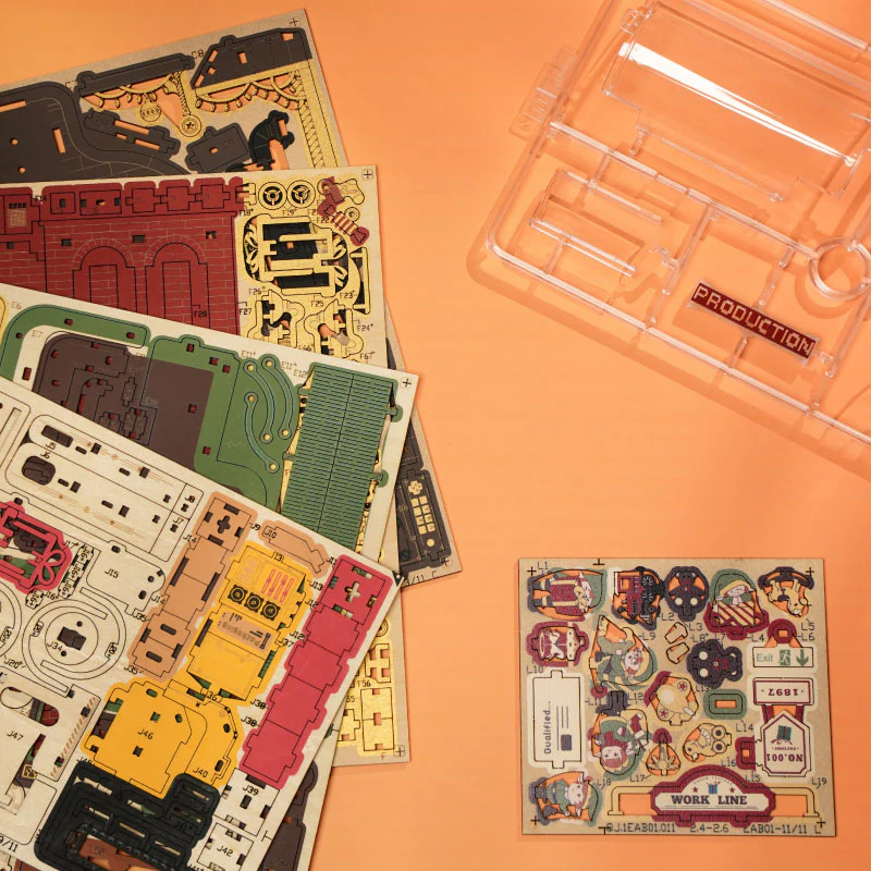 Christmas Dream Gift Factory Wooden Music Box