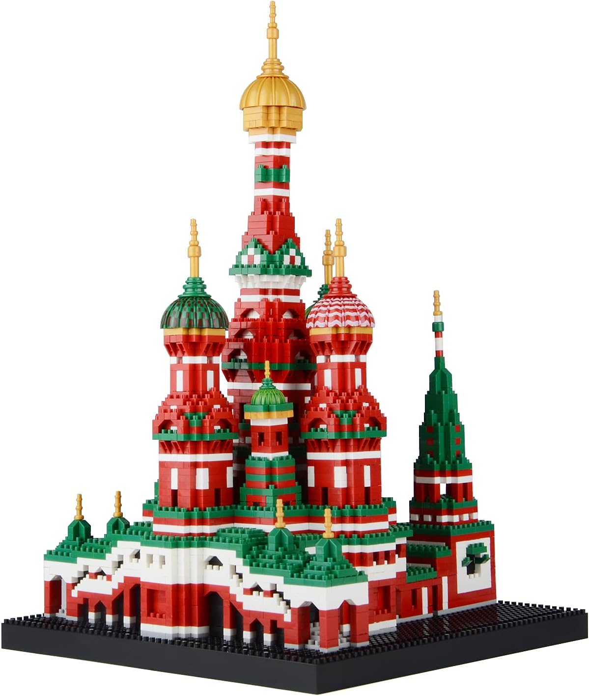 Building Block Set, Saint Basil's Cathedral Architecture Model Micro Mini Blocks, Educational Mini Blocks, 4300 PCS-uFunSpace