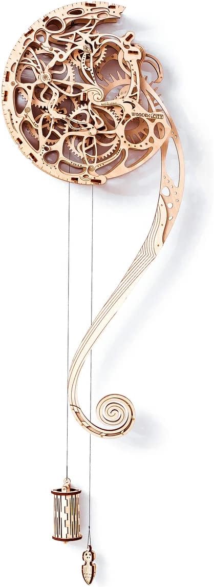 Pendulum Kinetic Wood Sculpture Wall - 3D Wooden Puzzle for Adults - Wooden Kinetic Sculpture – 3D Wood Puzzles for Adults - Wooden Kinetic Wall Art - Kinetic Wall Sculpture-uFunSpace