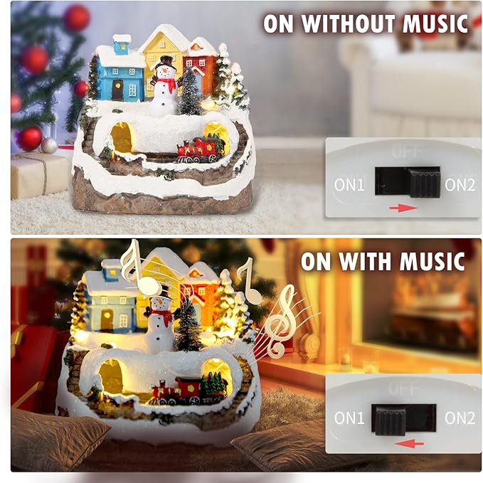 USB and battery powered Christmas decor showing dual power options and bright LED illumination-uFunSpace