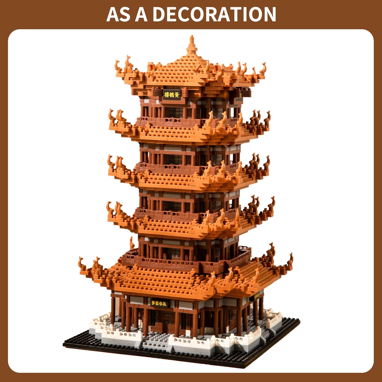 Micro Building Blocks Mini Building Blocks Yellow Crane Tower Building Blocks Set Building Blocks Model Kit Micro Building Blocks Set 9199 Pieces Building Blocks Set, Gift for Kids Teens and Adults Over 14 Years Old-uFunSpace