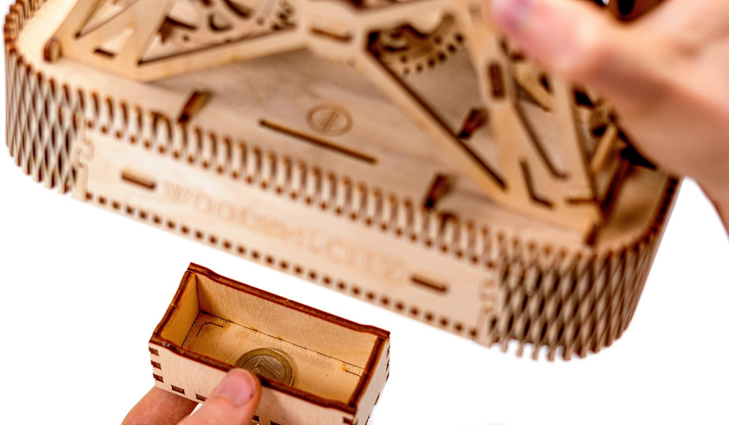 Build a Windmill Wooden 3D Puzzles - Wood Puzzles for Adults Wooden Windmill - Windmill Model Wood Kits for Adults to Build - Wooden Mechanical Model Kit for Adults to Build - 222 Pieces-uFunSpace
