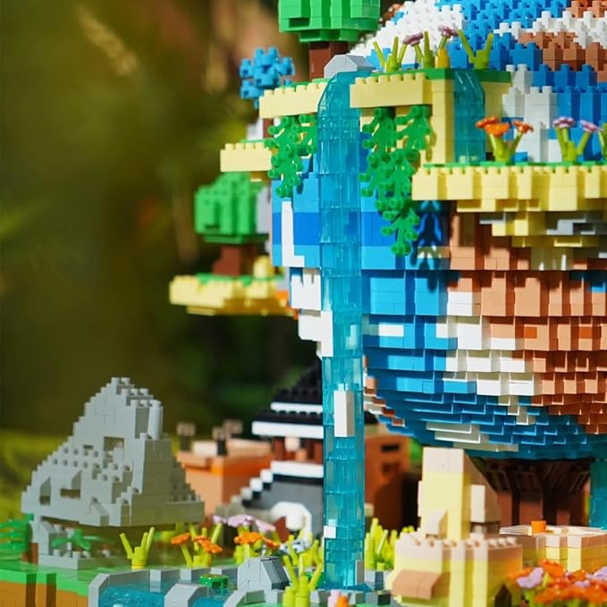 Architecture Global Village Micro Building Blocks Set（5452PCS） - Architectural Model Toys Gifts for Kid and Adult-uFunSpace