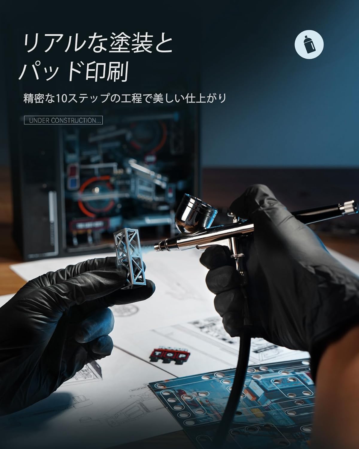 Marble Run Model Building Kit, 3D Puzzles for Adults, DIY Miniature Kit, Ideal Gift for Men and Women-uFunSpace