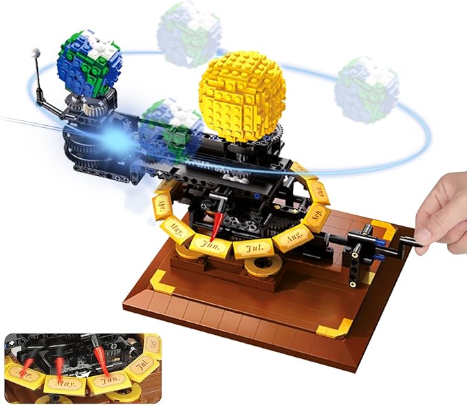 Space Toy Building Sets Icons Solar System Project Kit That Compatible with Legos for Adults 7-9year boy 8-14 Creator Ideas Gift for 10-Year-Old Boys-uFunSpace