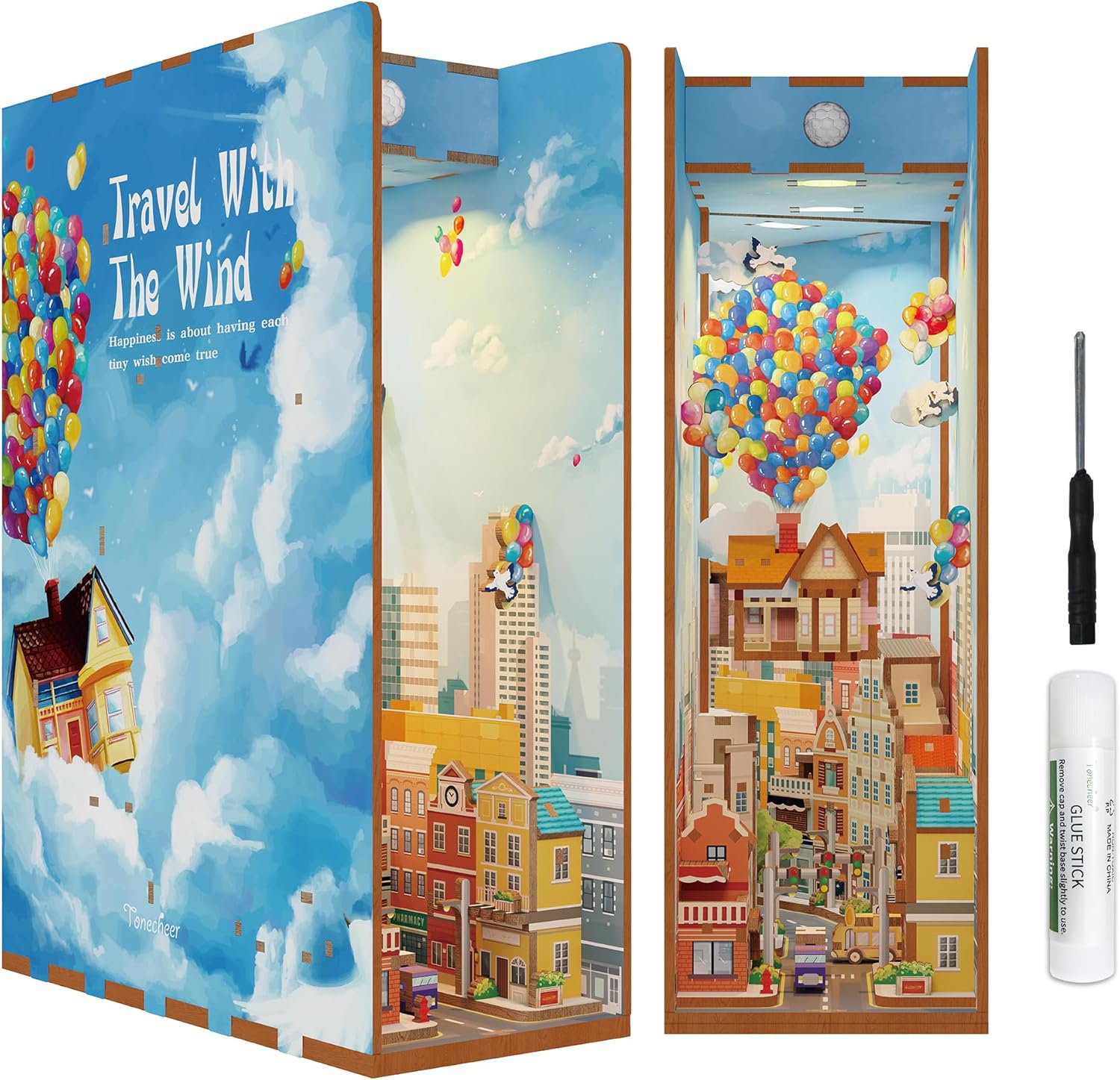 Travel with The Wind 3D Wooden Puzzle Book Noo-uFunSpace