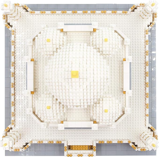 Micro Mini Blocks Taj Mahal Building and Architecture Model Set,(4000Pieces) Toys Gifts for Kid and Adult-uFunSpace