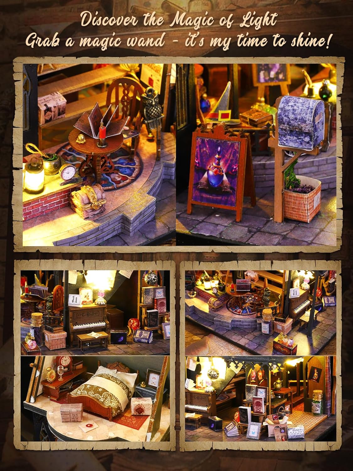 Colorful instruction manual for Luna's Magic House assembly-uFunSpace