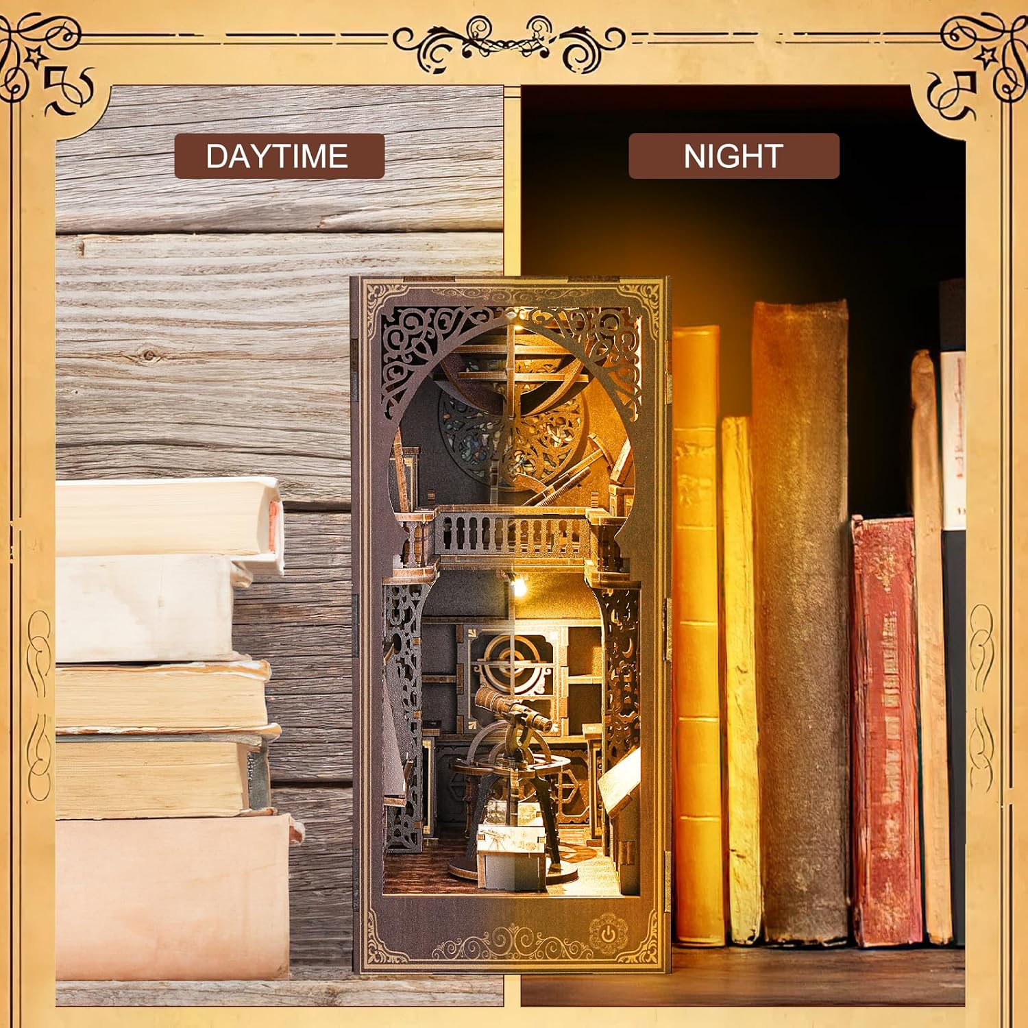 3D color manual and laser-cut wooden parts for Museum of Astronomy assembly-uFunSpace