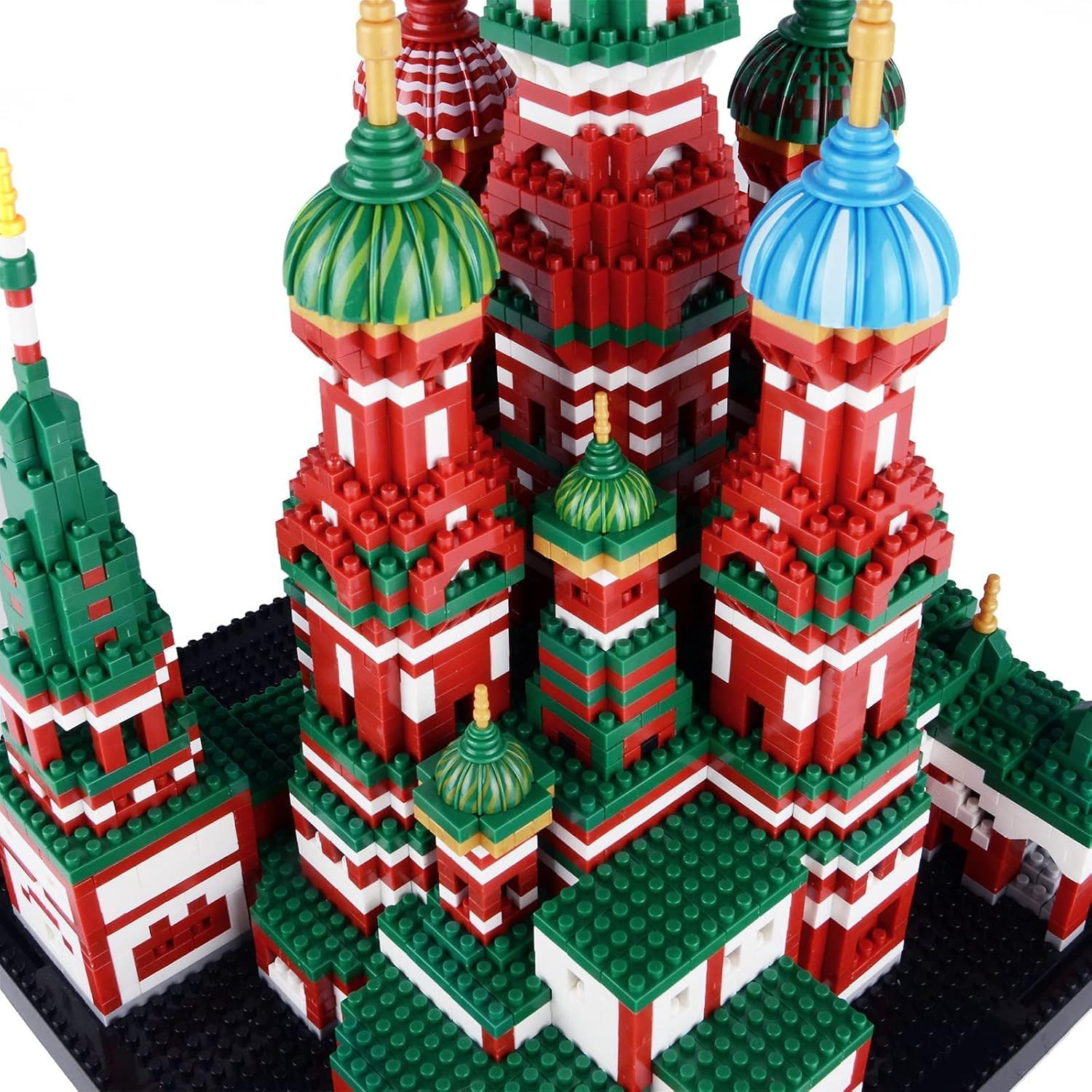 Building Block Set, Saint Basil's Cathedral Architecture Model Micro Mini Blocks, Educational Mini Blocks, 4300 PCS-uFunSpace
