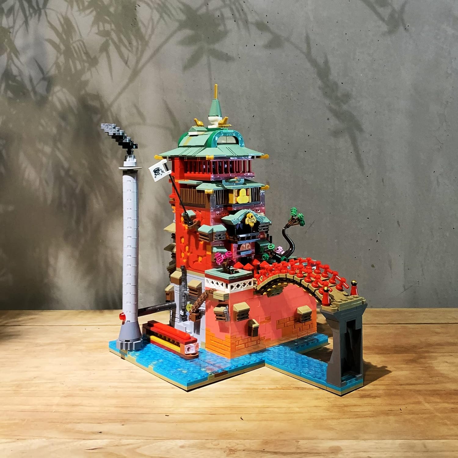 Janpanese Building Street Scene Building Blocks Set for Adults, Creative Temple House Building Kit for Boys and Girls 8-14+ 1826 Pieces-uFunSpace