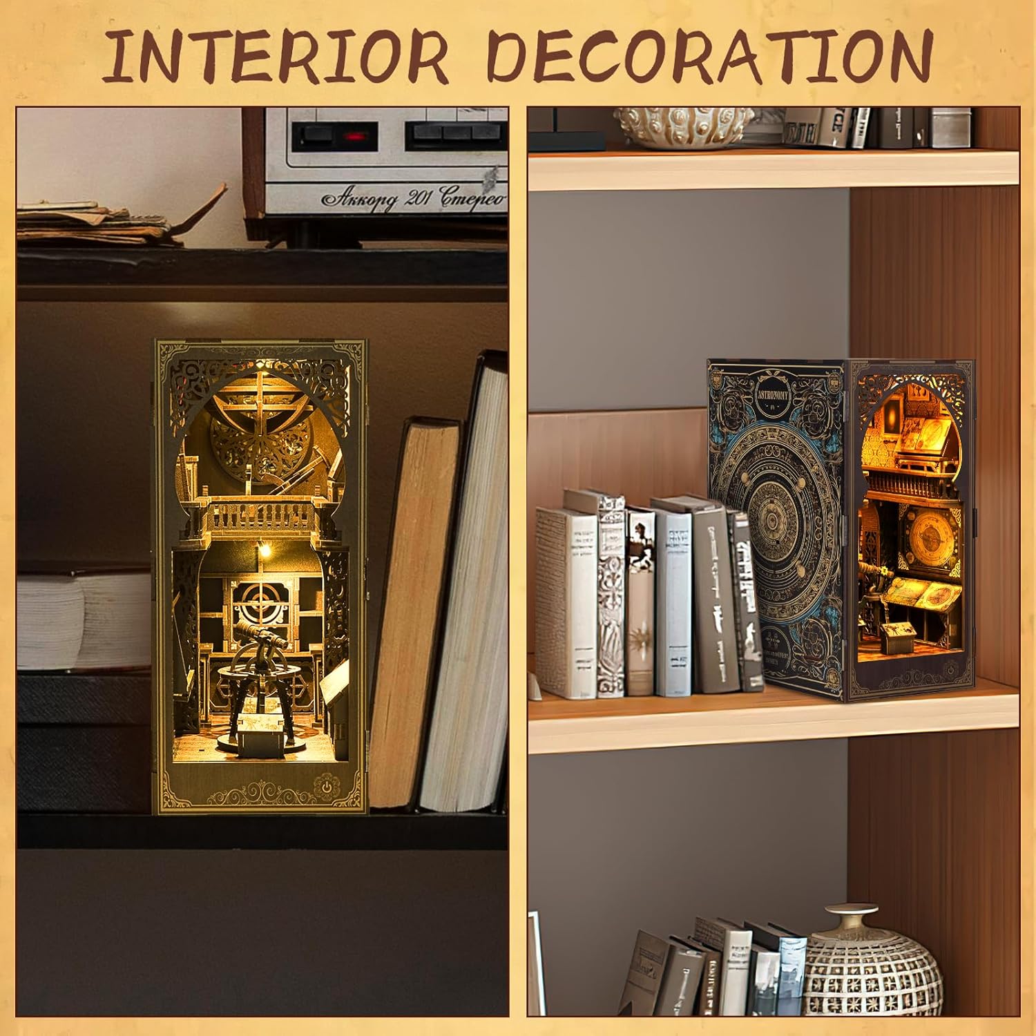 3D color manual and laser-cut wooden parts for Museum of Astronomy assembly-uFunSpace