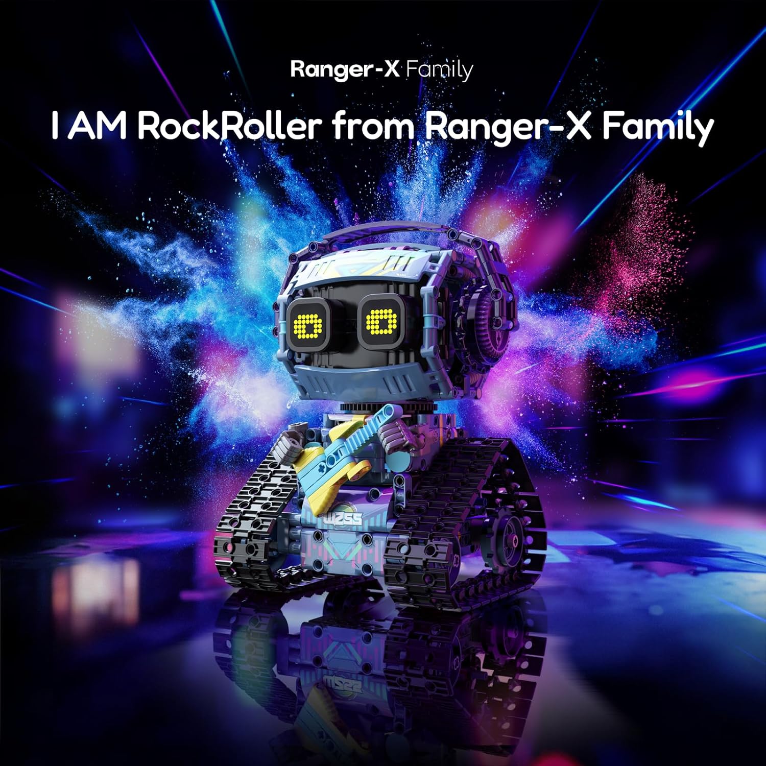 Robot Building Blocks Kit with Remote Control Christmas STEM Gift for Boys Aged 8-12, Coding Robot Project Birthday Creative Toy - Build 5 in 1 Model, Total 433 Pieces-uFunSpace