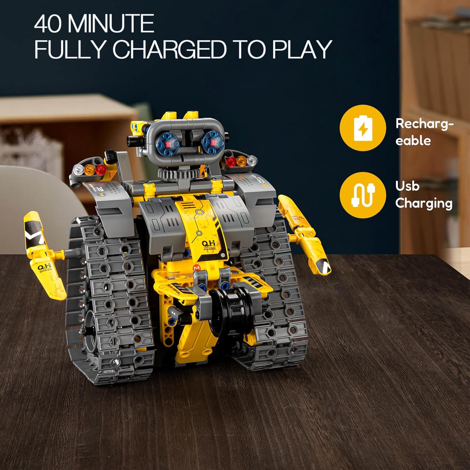 STEM Building Toys for Ages 8-13, Remote & App Controlled Creator 5in1 Robot/Explorer Robot/Mech Dinosaur Toys Coding Set, Creative Gifts for Boys Girls Kids Aged 6 7 8-13 (488 Pieces)-uFunSpace