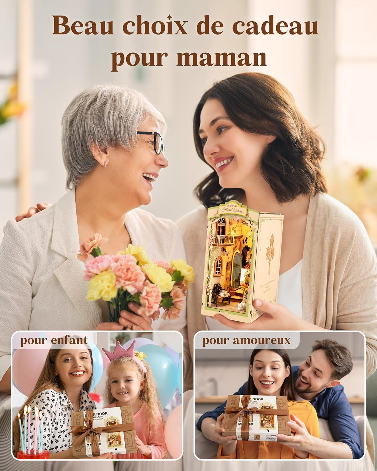 Perfect DIY 3D wooden puzzle gift for mom and family on Mother's Day-uFunSpace