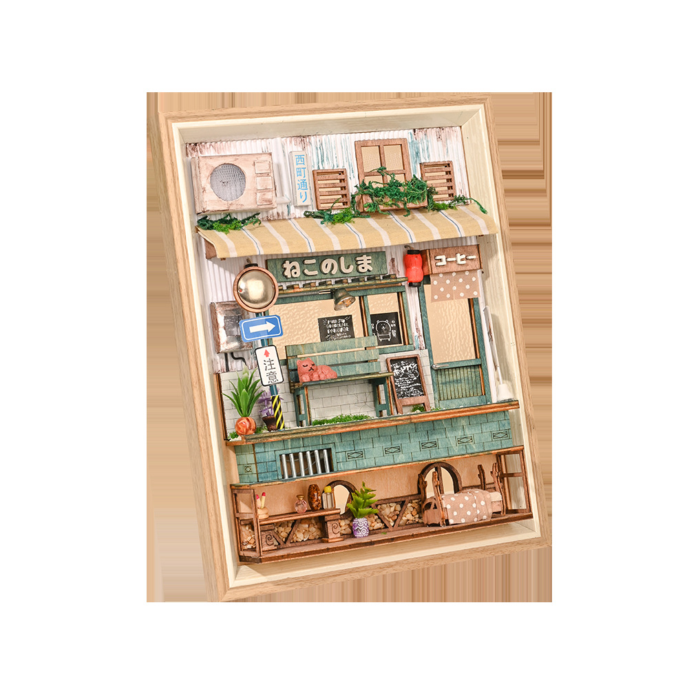 DIY 3D photo frame model Yukyu-no-machi Valentine's Day girlfriend graduation gift birthday gift