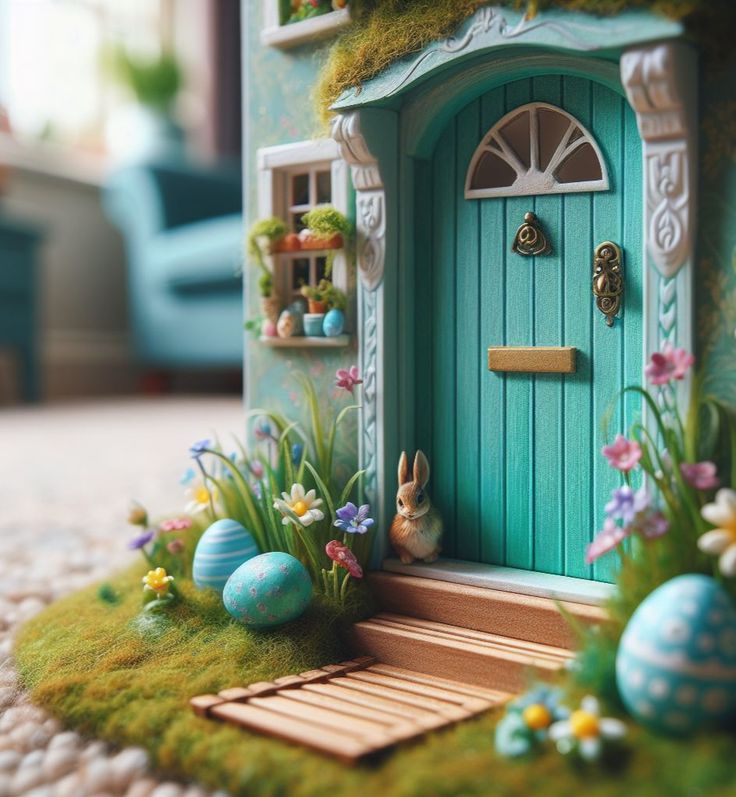 Miniature Greenhouse Flower House – A Stunning Winter Wonderland-uFunSpace