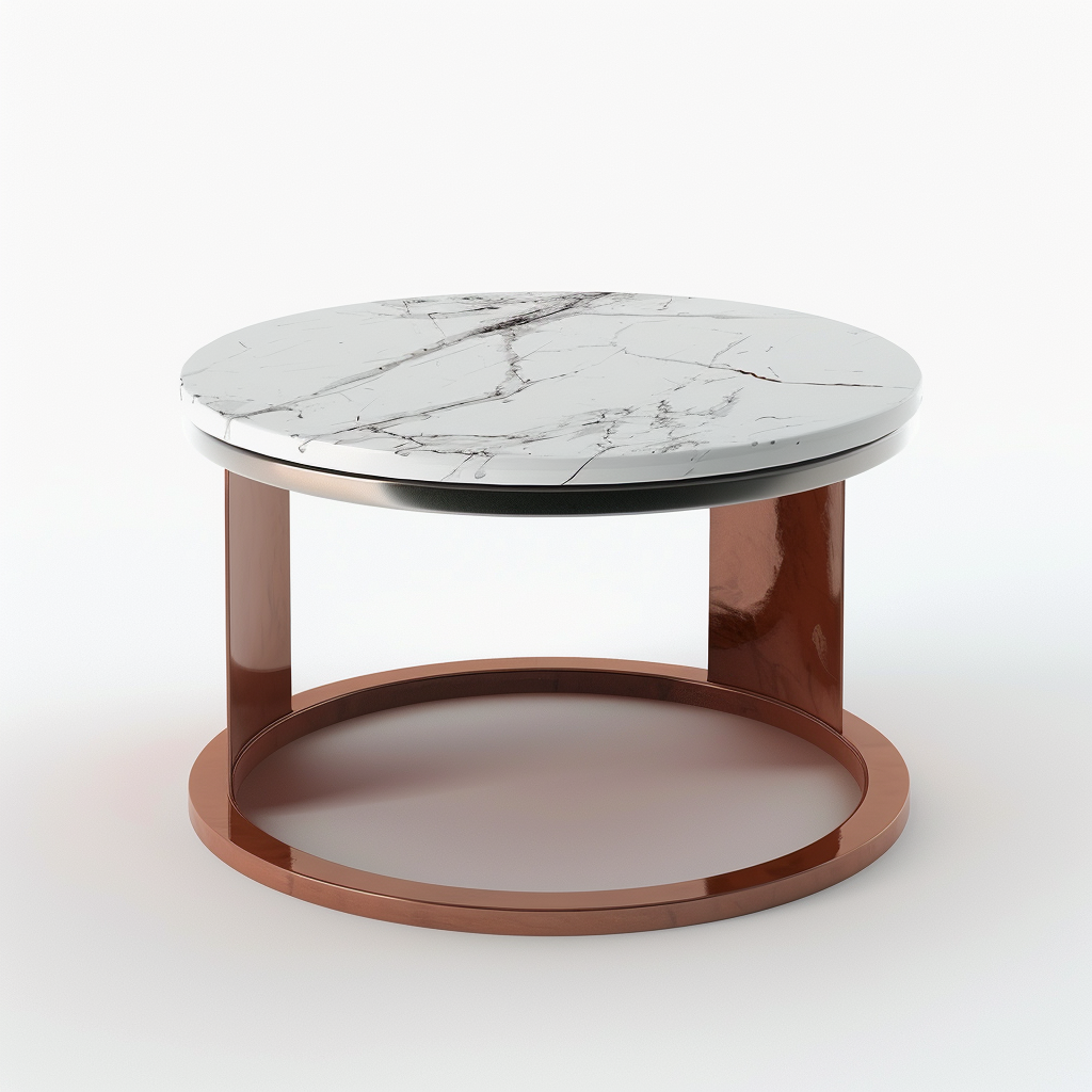 Small solid wood coffee table