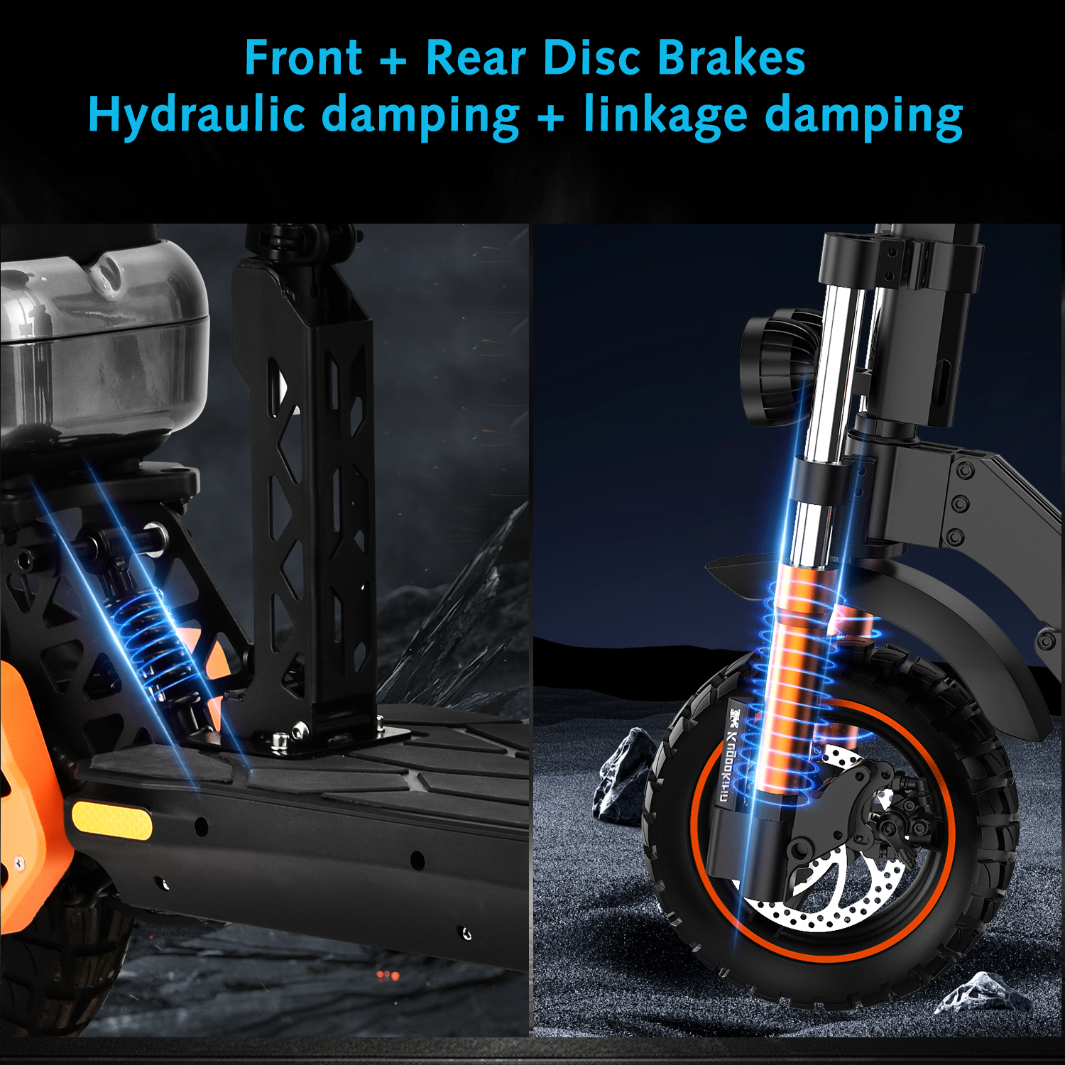 Electric Scooter Adults, 1600 W Motor Up to 35 Mph & 50 Miles Range, 48V 20.8AH Battery, 11" Off Road Tire Folding E-Scooter, Kick Scooter with Detachable Seat for Commuter Outdoor