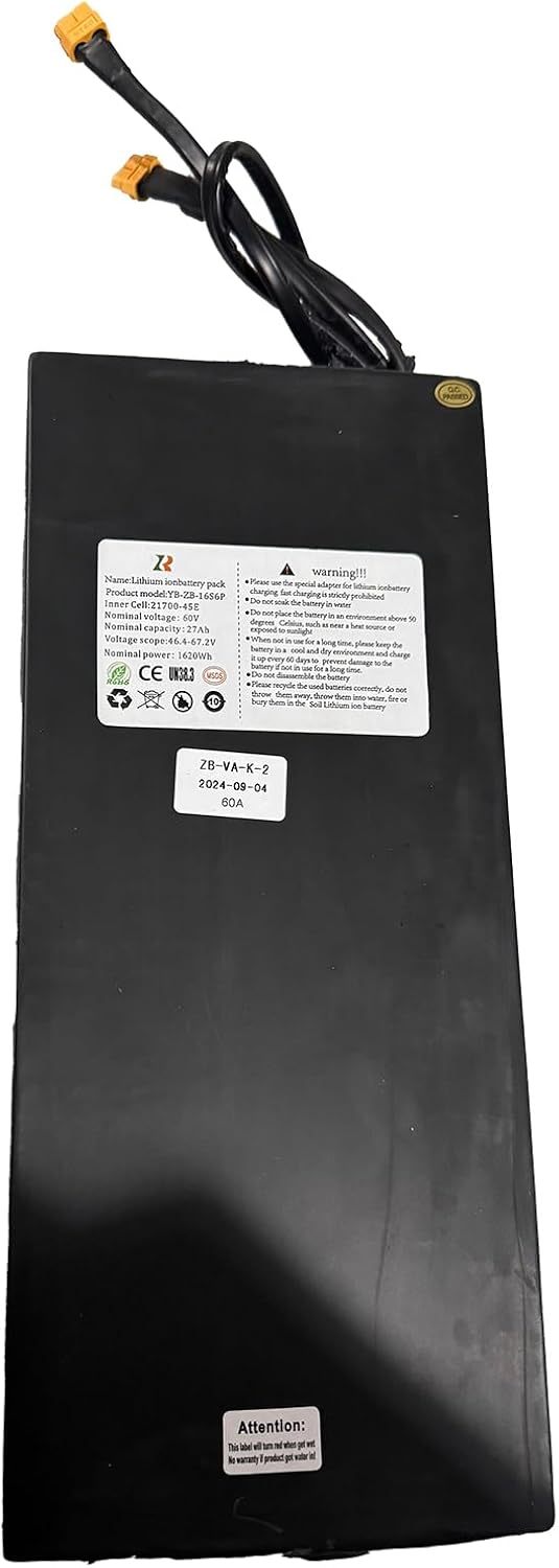 60V27Ah Rechargeable Battery for M6MAX Scooter