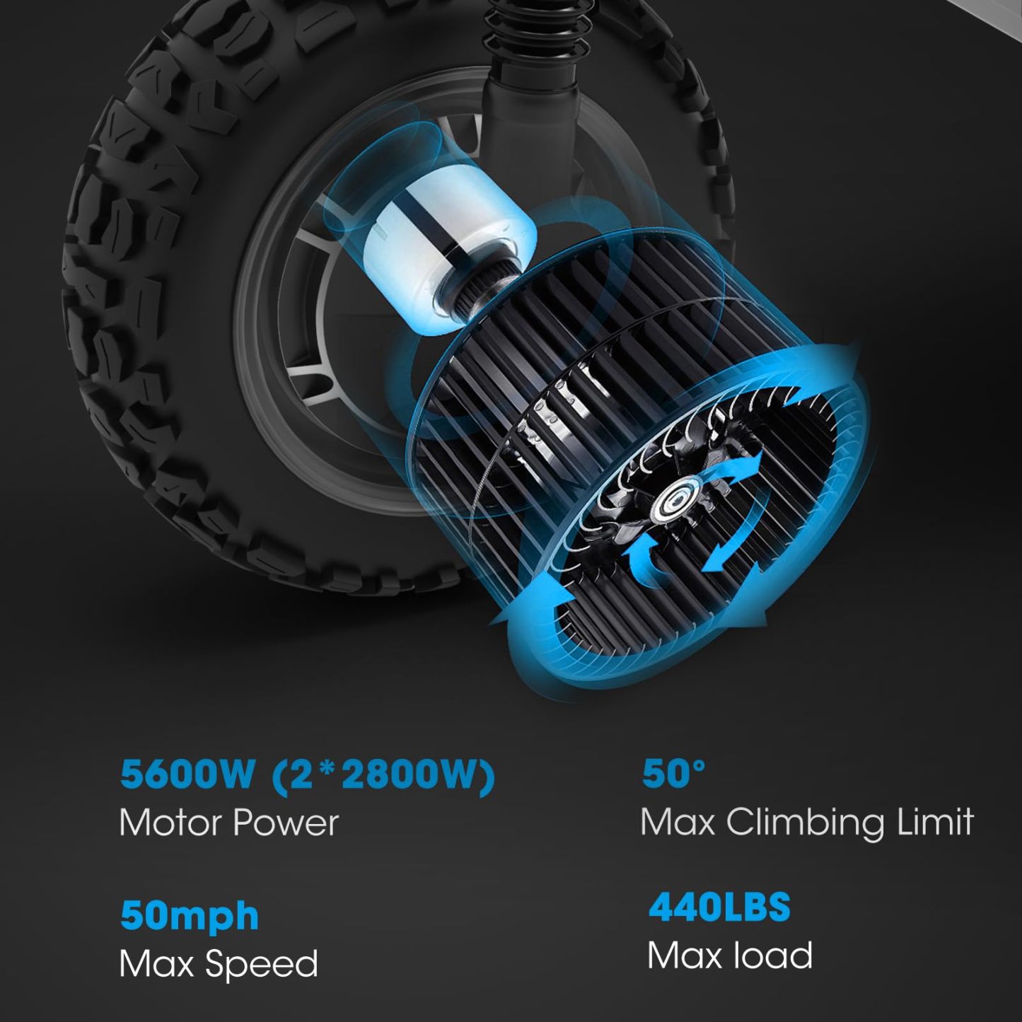 Electric Scooter Adults 50mph, 38.4Ah/28Ah Rechargeable Battery,5600W Dual Motor, 60/48 Miles Range 11IN Off Road Tire Folding E-Scooter with seat, Up to 50° Climbing Limit, 440LBS Max Load