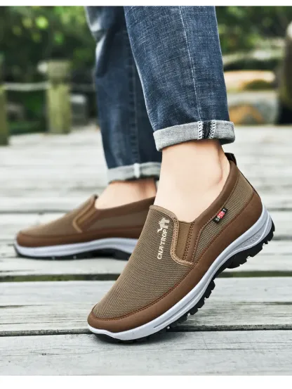 Last Day 50% OFF!Men's Comfy Non Slip Orthopedic Walking Shoes Outdoor Shoes