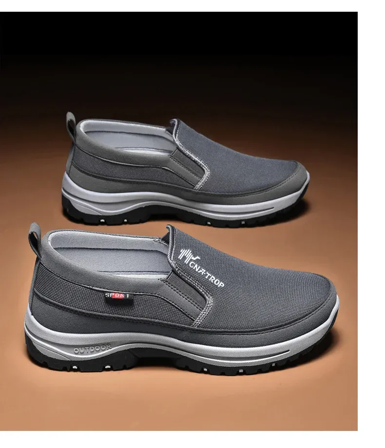 Last Day 50% OFF!Men's Comfy Non Slip Orthopedic Walking Shoes Outdoor Shoes