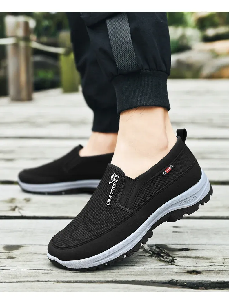 Last Day 50% OFF!Men's Comfy Non Slip Orthopedic Walking Shoes Outdoor Shoes