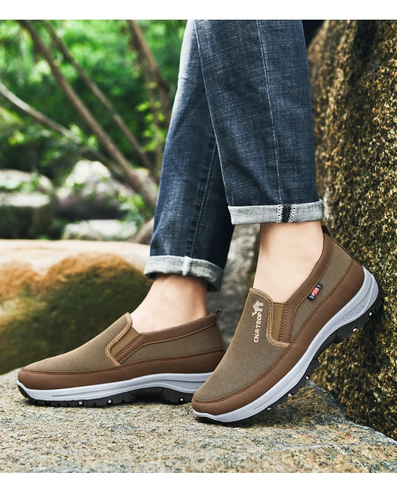 Last Day 50% OFF!Men's Comfy Non Slip Orthopedic Walking Shoes Outdoor Shoes