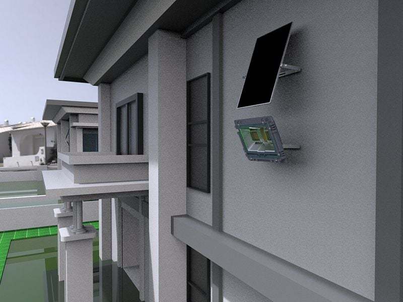 RGB Solar Floodlight 