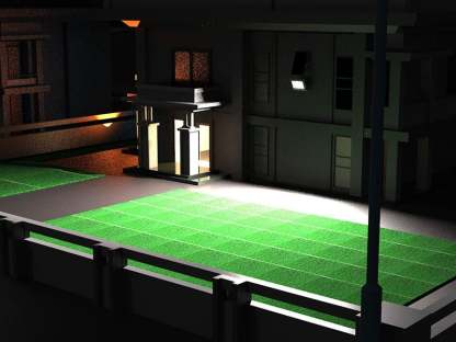 RGB Solar Floodlight 