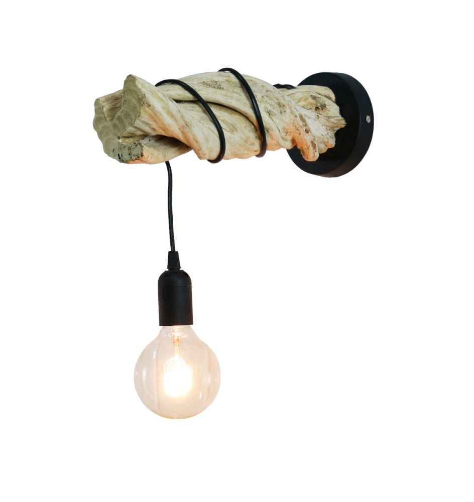 Twisted Vine Wall Lamp-Garden Furniture Centre-LowRange,Under 100,Conservatory,Reclaimed Furniture,Accessories,Indoor Accessories,Indoor Lighting-{collection_title}