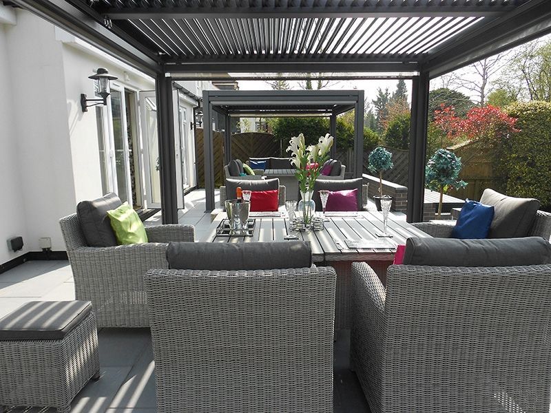 Galaxy Gazebo | 3 X 3M-Garden Furniture Centre-HighRange,Free Standing,Gazebos,The Galaxy Gazebo Range,Metal Gazebos,Galaxy Louvered Roof Gazebo Range,Galaxy Gazebo Range Ranges,Ranges,Spring & Summer Sale,Autumn & Winter Sale,Galaxy Range Gazebos,Sale-{collection_title}