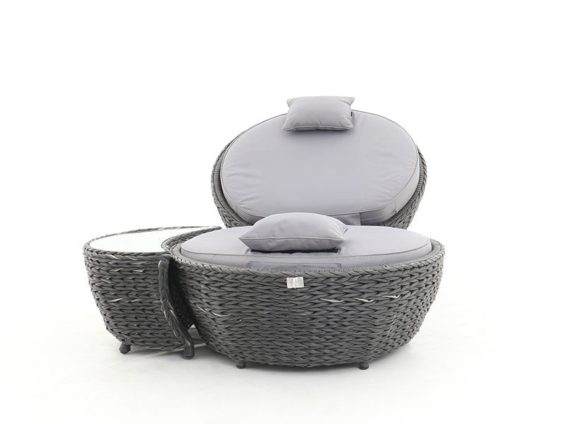 Midnight Montana Magic Apple Day Bed-Garden Furniture Centre-HighRange,Outdoor Lounging,Rattan,Loungers,Outdoor Furniture,Rattan Furniture,Loungers & Daybeds,Montana Range,Rattan Loungers,Montana,Rattan Loungers Loungers-{collection_title}