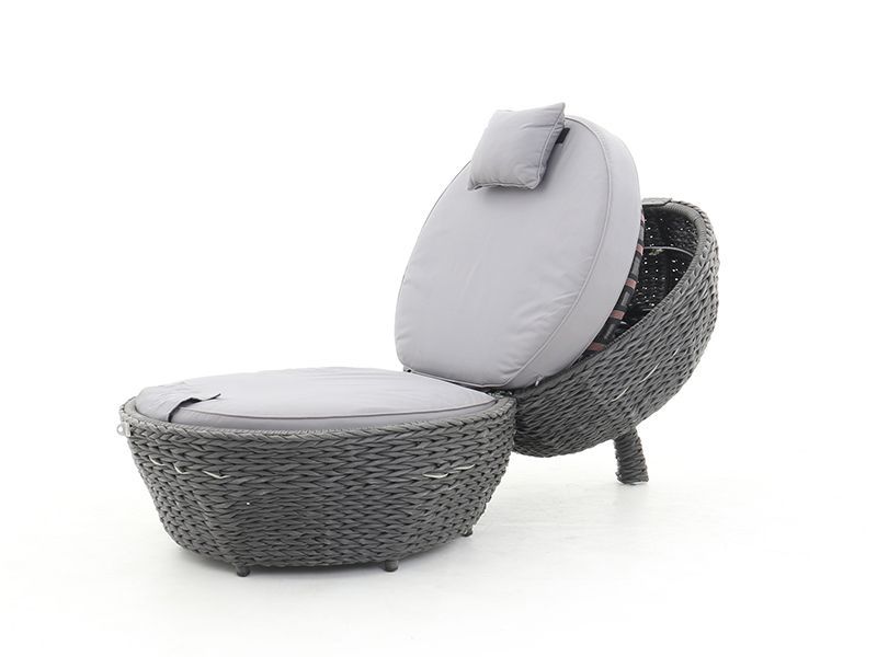 Midnight Montana Magic Apple Day Bed-Garden Furniture Centre-HighRange,Outdoor Lounging,Rattan,Loungers,Outdoor Furniture,Rattan Furniture,Loungers & Daybeds,Montana Range,Rattan Loungers,Montana,Rattan Loungers Loungers-{collection_title}