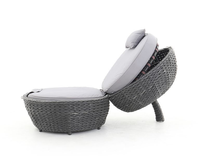 Midnight Montana Magic Apple Day Bed-Garden Furniture Centre-HighRange,Outdoor Lounging,Rattan,Loungers,Outdoor Furniture,Rattan Furniture,Loungers & Daybeds,Montana Range,Rattan Loungers,Montana,Rattan Loungers Loungers-{collection_title}