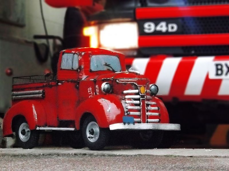 Pumper The Fire Truck -Garden Furniture Centre-48Hour Dispatch,MidInstock,instock,MidRange,Ornaments,Accessories,Ranges,Think Outside Range,Metal Garden Ornaments,Novelty Drinks Coolers,Think Outside Range Ranges,Ornaments Accessories-{collection_title}