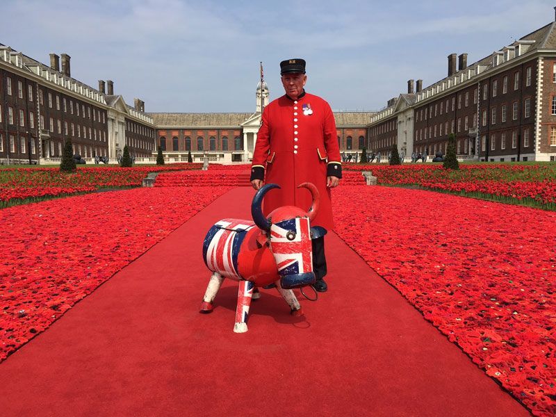 Alfie Union Jack Cooler -Garden Furniture Centre-MidInstock,instock,MidRange,Union,Ornaments Accessories,Ornaments,Accessories,Ranges,Think Outside Range,Metal Garden Ornaments,Novelty Drinks Coolers,Think Outside Range Ranges,Coronation Range-{collection_title}