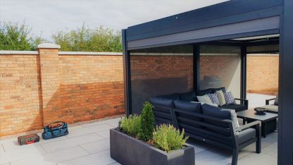 Eclipse 6 X 3m LED Motorised Pergola | Free Standing